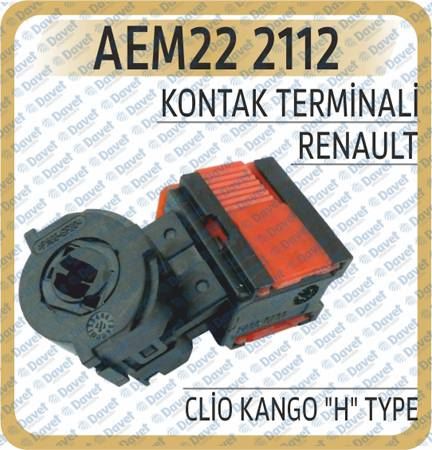 AEM 222112 Kontak Terminali Clio Kangoo "H" Type